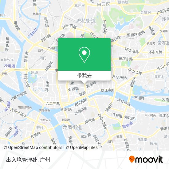 出入境管理处地图