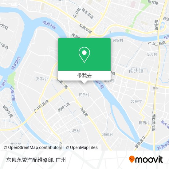 东凤永骏汽配维修部地图
