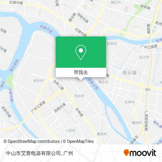 中山市艾普电器有限公司地图
