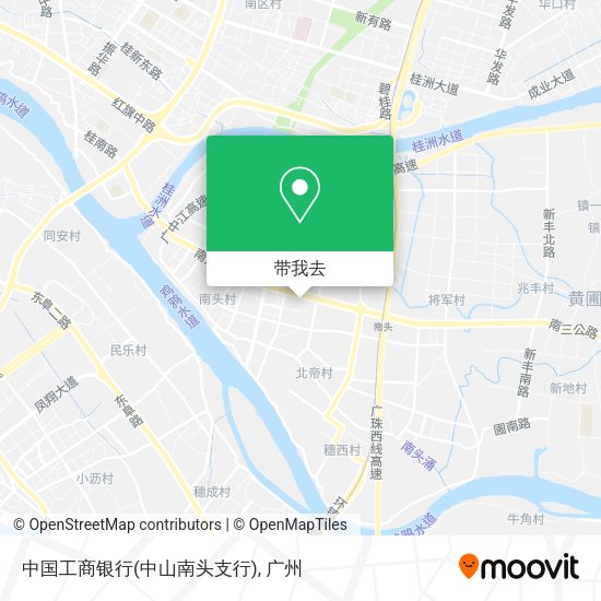 中国工商银行(中山南头支行)地图