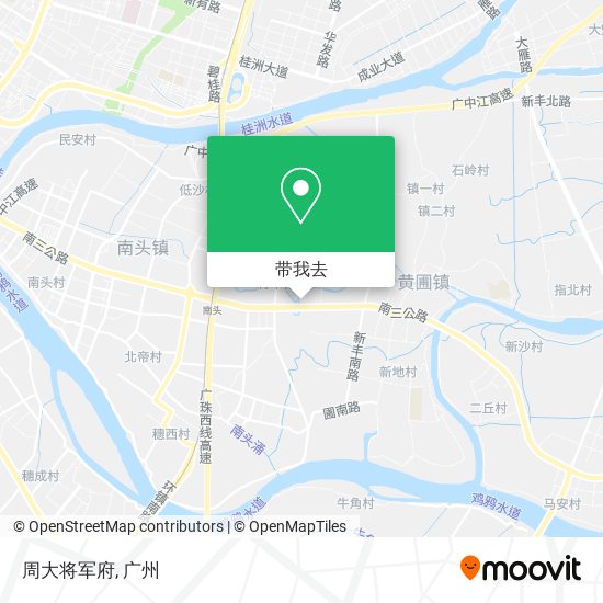 周大将军府地图