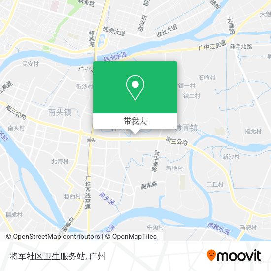 将军社区卫生服务站地图