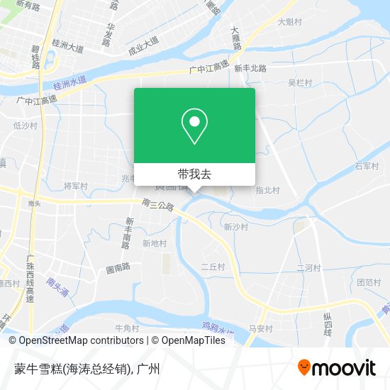 蒙牛雪糕(海涛总经销)地图