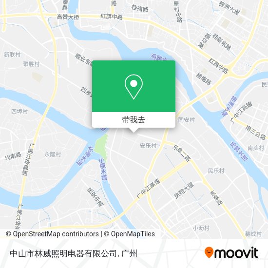 中山市林威照明电器有限公司地图