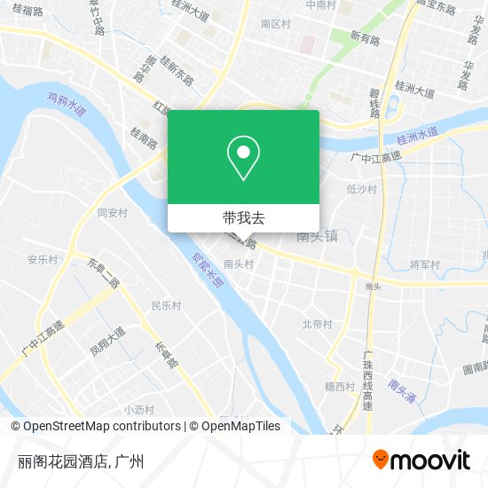 丽阁花园酒店地图