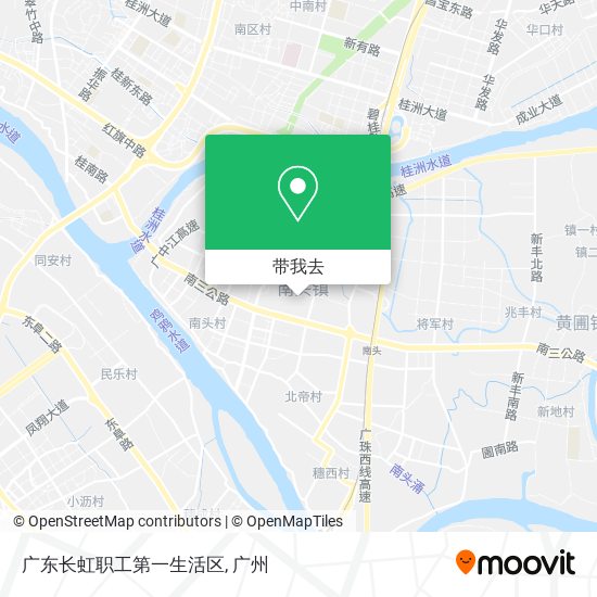 广东长虹职工第一生活区地图