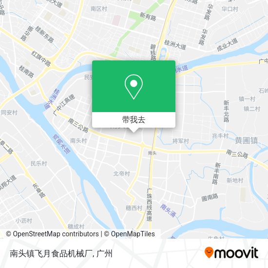 南头镇飞月食品机械厂地图