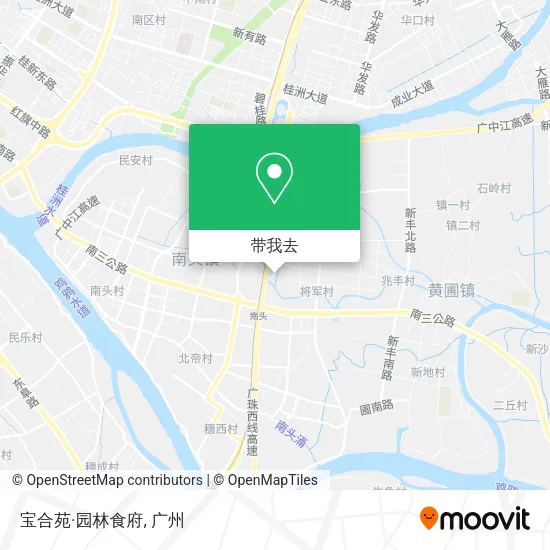 宝合苑·园林食府地图