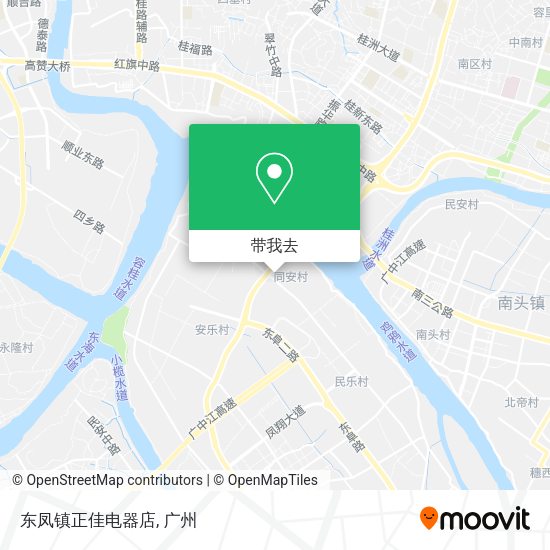 东凤镇正佳电器店地图