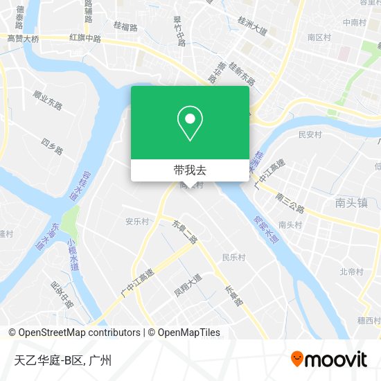 天乙华庭-B区地图