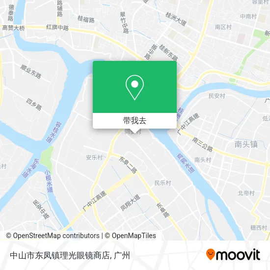 中山市东凤镇理光眼镜商店地图