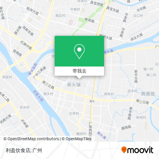 利盈饮食店地图