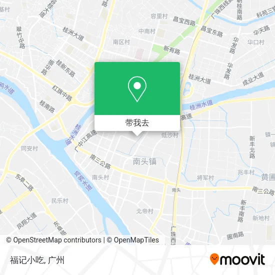 福记小吃地图