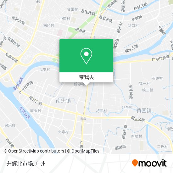 升辉北市场地图