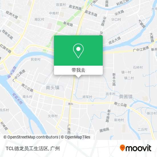 TCL德龙员工生活区地图