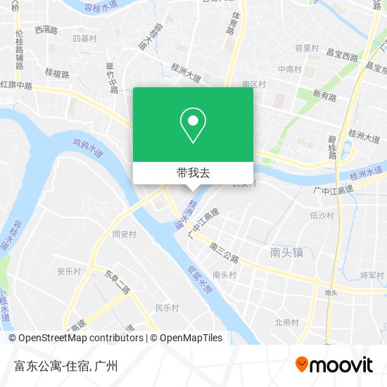 富东公寓-住宿地图