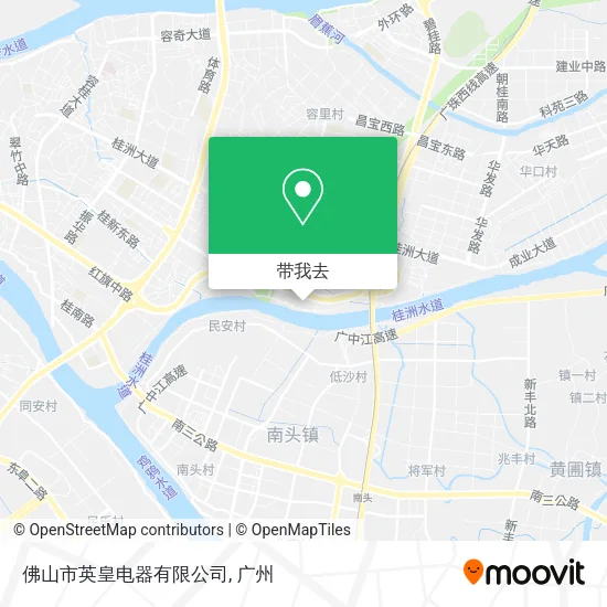 佛山市英皇电器有限公司地图