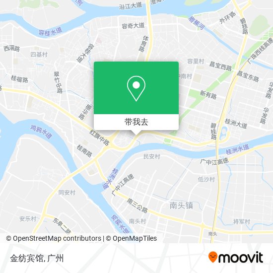 金纺宾馆地图