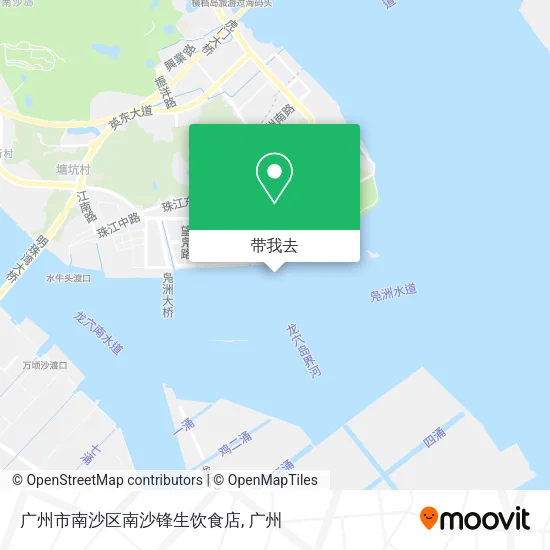 广州市南沙区南沙锋生饮食店地图