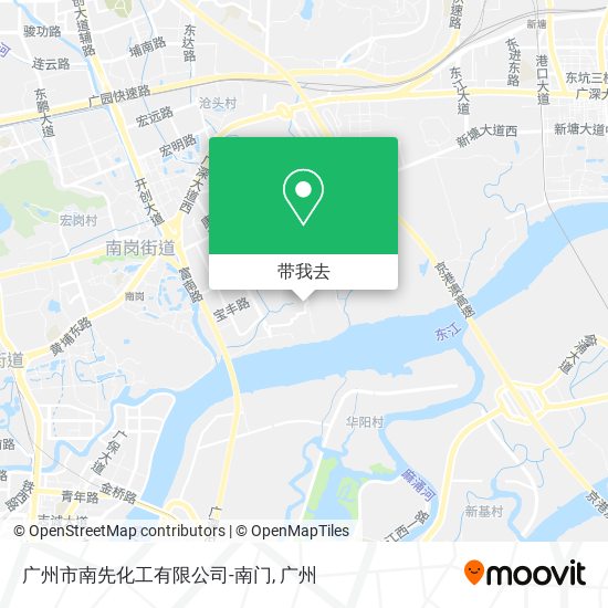 广州市南先化工有限公司-南门地图