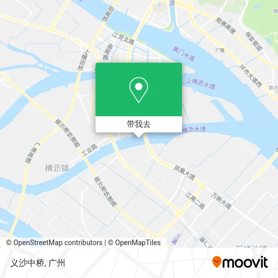 义沙中桥地图