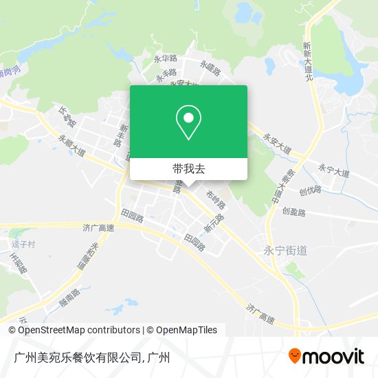 广州美宛乐餐饮有限公司地图