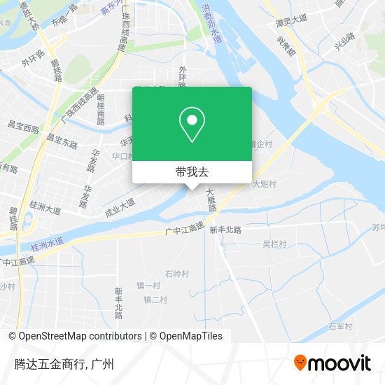 腾达五金商行地图