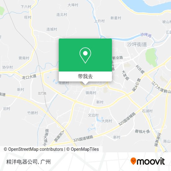 精洋电器公司地图