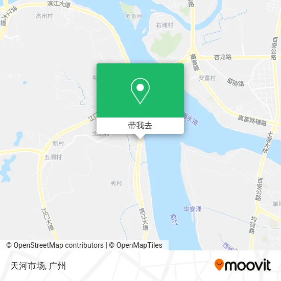 天河市场地图