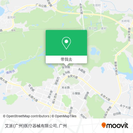 艾派(广州)医疗器械有限公司地图