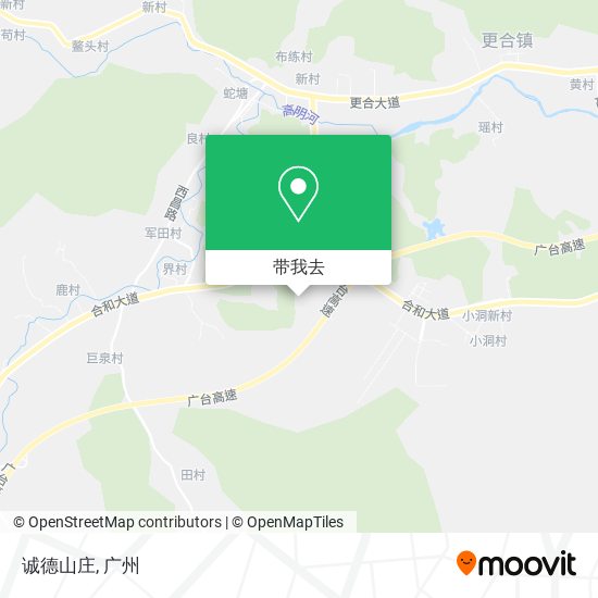 诚德山庄地图