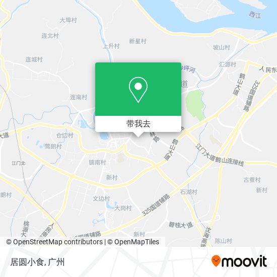 居圆小食地图