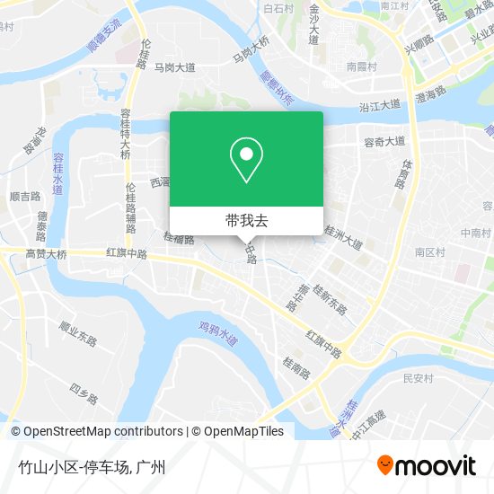 竹山小区-停车场地图