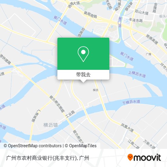 广州市农村商业银行(兆丰支行)地图