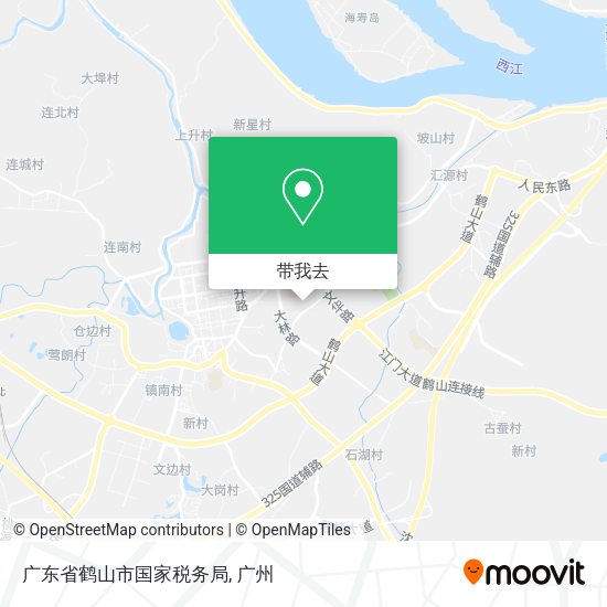 广东省鹤山市国家税务局地图