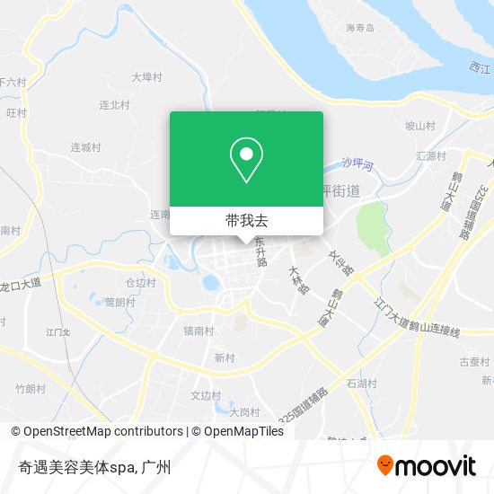 奇遇美容美体spa地图