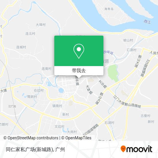 同仁家私广场(新城路)地图