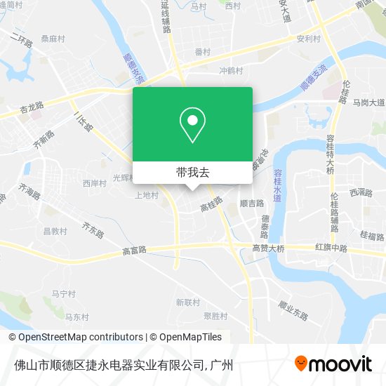 佛山市顺德区捷永电器实业有限公司地图