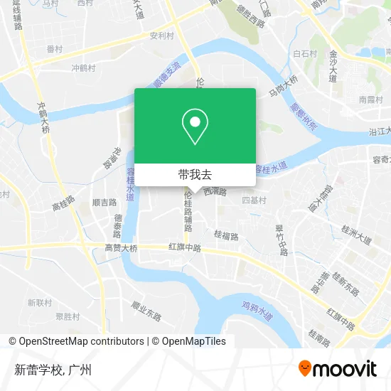 新蕾学校地图