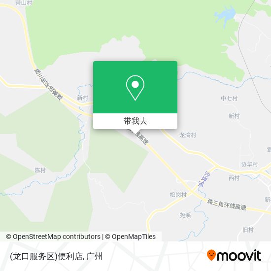 (龙口服务区)便利店地图