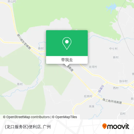 (龙口服务区)便利店地图