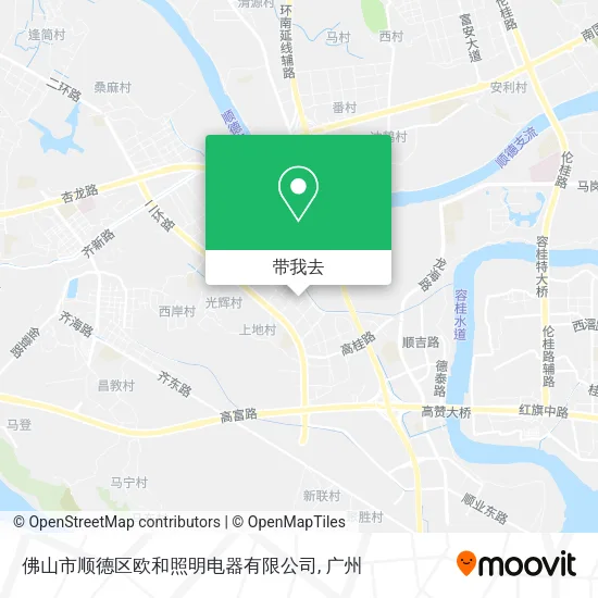 佛山市顺德区欧和照明电器有限公司地图