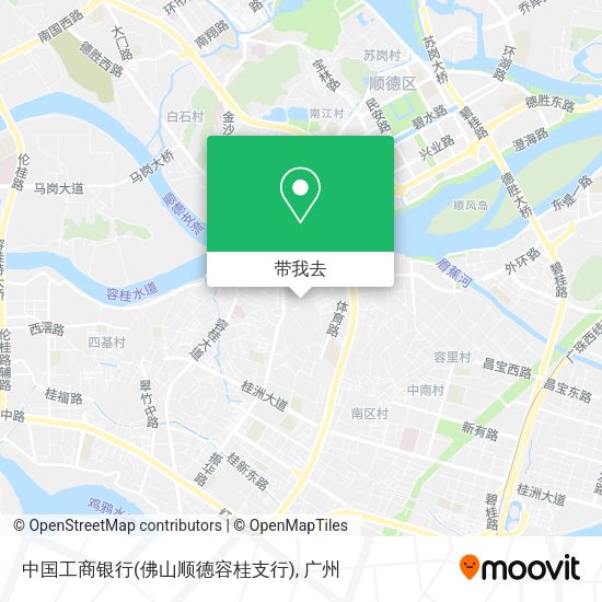 中国工商银行(佛山顺德容桂支行)地图
