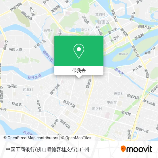 中国工商银行(佛山顺德容桂支行)地图