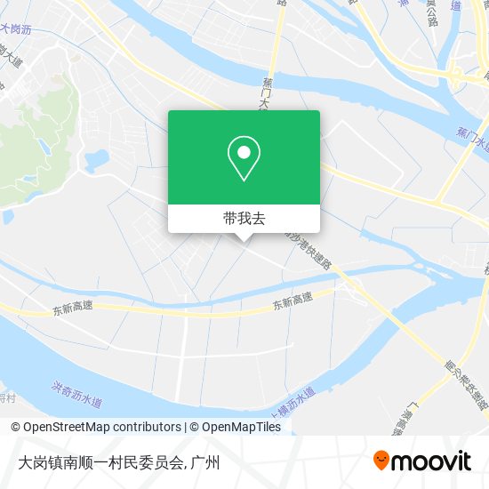 大岗镇南顺一村民委员会地图