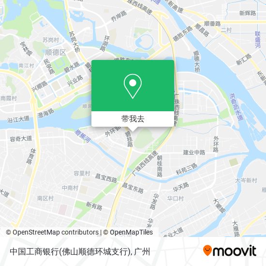 中国工商银行(佛山顺德环城支行)地图