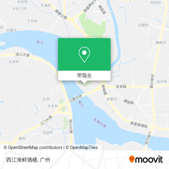 西江海鲜酒楼地图