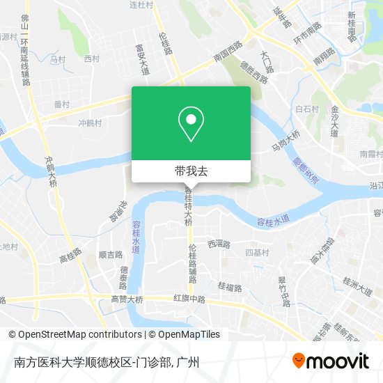 南方医科大学顺德校区-门诊部地图