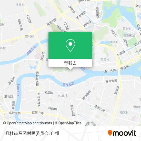 容桂街马冈村民委员会地图