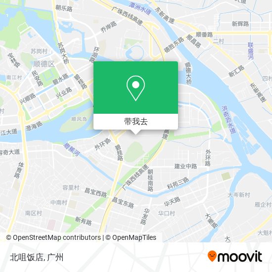 北咀饭店地图